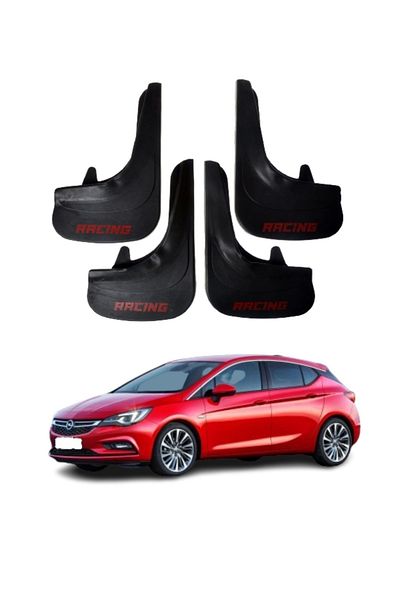 SONİKON LİNE Opel Asrta K Hb 2015-2020 Compatible Racing Written 4-Piece Dust Cover Mudguard Mudguard Modified