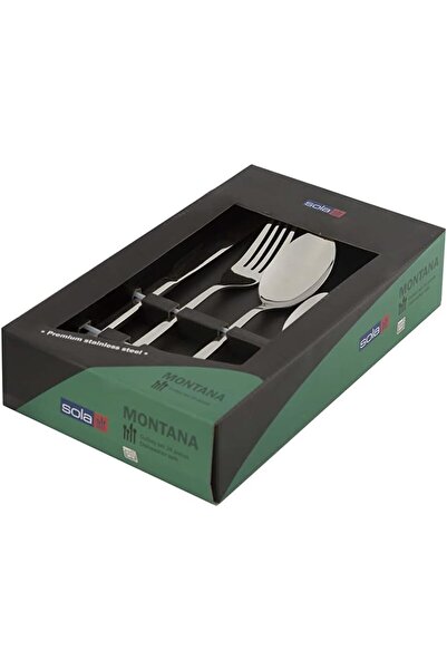 ALSAIF Montana Design Stainless Steel Cutlery Set, 24 Pieces By Al Saif