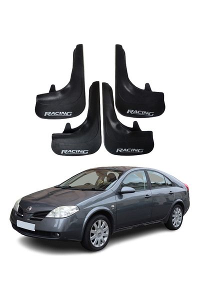 SONİKON LİNE Nissan Primera Compatible Racing Written 4-Piece Dust Cover Mudguard Mudguard Modified