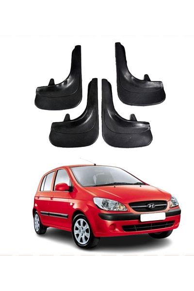 SONİKON LİNE Hyundai Getz 4-Piece Dust Cover Mudguard Mudguard Compatible with All Cases Modified