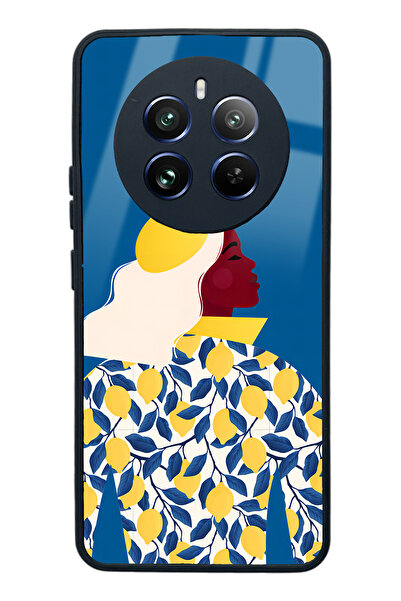 Spoyi Oppo Realme 12 Lemon Woman Design Glossy Phone Case
