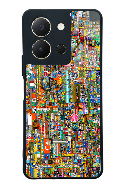 Spoyi Vivo Y36 R/Place Hatıra Tasarımlı Glossy Telefon Kılıfı