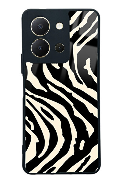 Spoyi Vivo Y36 Zebra Tasarımlı Glossy Telefon Kılıfı