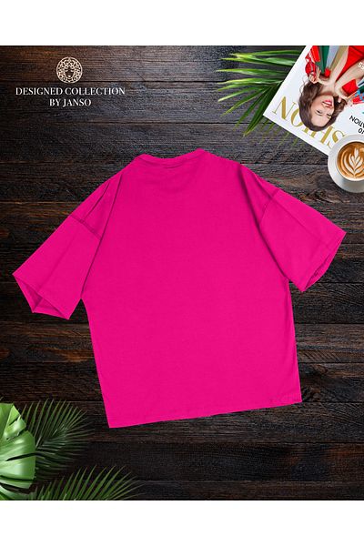 JANSO GROUP -Women's Balance Short Sleeve Tshirt Large Size Oversize
