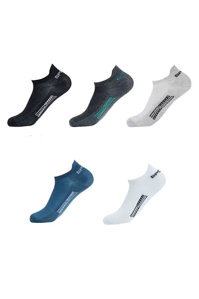 delis Set of 5 pairs of socks for men, Multicolor, universal size 40-45