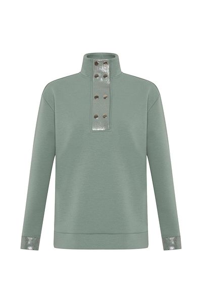 Allyco High Collar Oversize Sweatshirt
