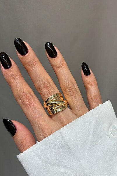 Lavian Accessories Gold Renk Nuvia Yüzük