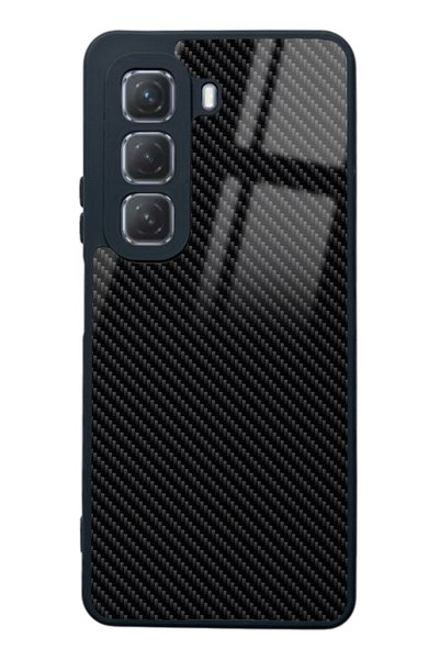 Spoyi Infinix Hot 50 Carbon Design Glossy Phone Case