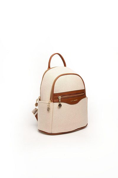 Silver Polo Silver & Polo Beige - Tan Sp1161 Women's Backpack
