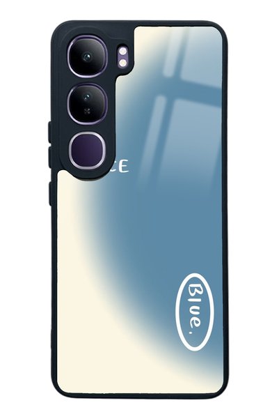 Spoyi Teleplus Vivo V40 Lite Nice Blue Design Glossy Phone Case