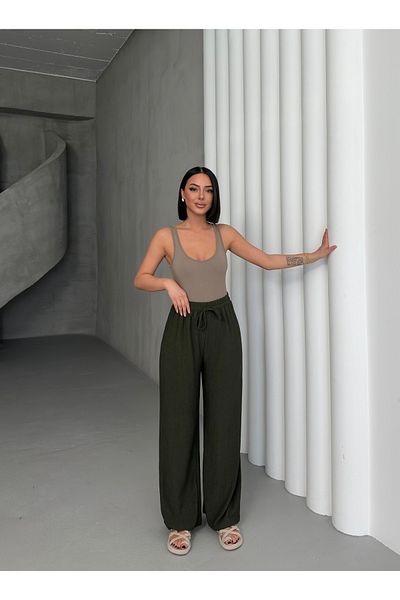 DAXİS Sportwear Company Γυναικείο παντελόνι με ελαστική μέση Palazzo