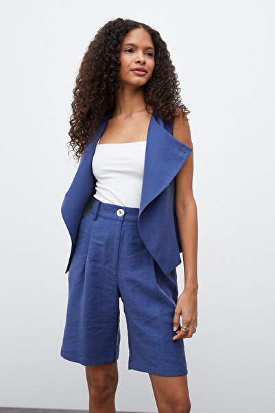 urban focus Pleated Elastic Waist Shorts