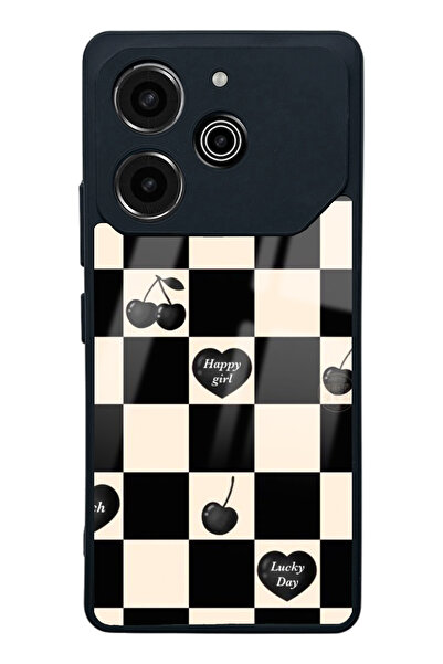 Spoyi Tecno Pova 6 Pro Happy Girls Tasarımlı Glossy Telefon Kılıfı