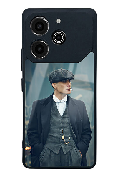 Spoyi Tecno Pova 6 Pro Peaky Blinders Thomas Shelby Tasarımlı Glossy Telefon Kılıfı