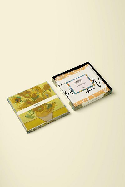 Buka Shops Henri Matisse "Flowers & Plants" Μινιμαλιστικό Floral Premium Σατέν Μπαντάνα
