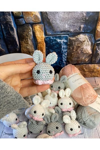 yucin Rabbit Keychain, Keychain, Bag Strap, Gift