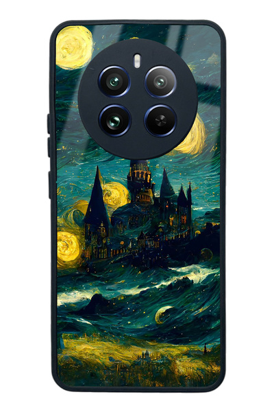 Spoyi Oppo Realme 12 Van Gogh Tasarımlı Glossy Telefon Kılıfı