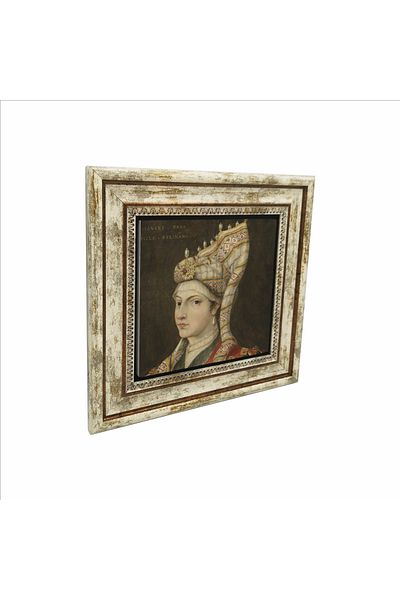 Sadrazam Hürrem Sultan Printed Natural Stone Painting (25 X 25 Krt-95)
