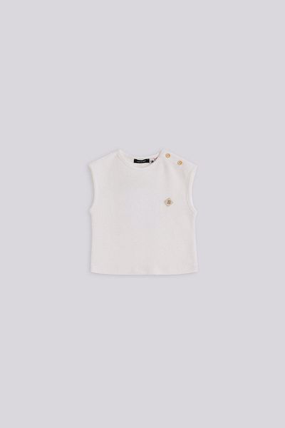 GB Baby Bg Store Baby Boy White Tank Top