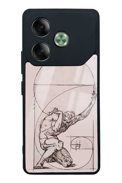 Spoyi غلاف هاتف لامع بتصميم منحوت لهاتف Tecno Pova 6