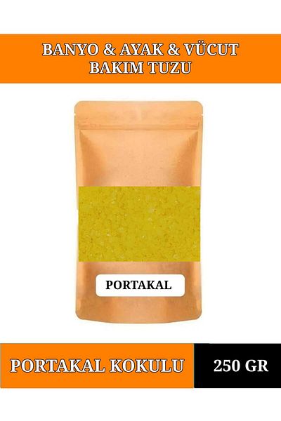 E.M.S AVM 250 Gr Orange Oil Bath Salt - for Bathtub, Jacuzzi, Manicure and Pedicure