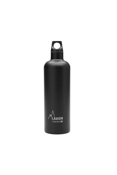 LAKEN Steel 18/8 Futura Thermos Bottle 0,75L - Black