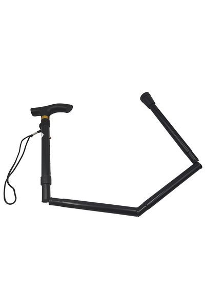 Depox Baston flexibil, Special Help, extensibil, aluminiu, 92 cm, negru