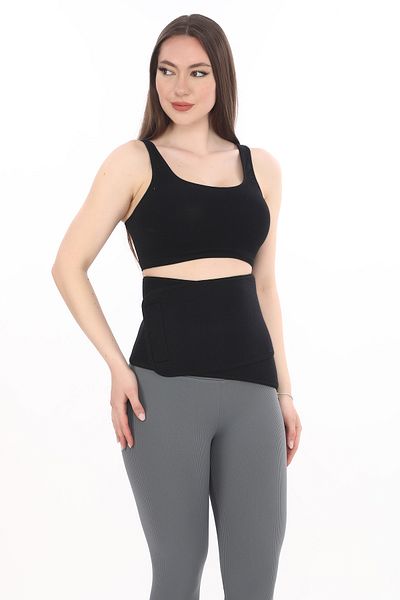 SAUNA SUIT Sweatshirt Thermal Neoprene Black Sports Waist Corset |   Body Shaper Neoprene Waist Belt