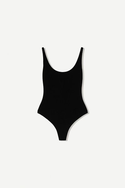 Bershka Strappy bodysuit with gathers