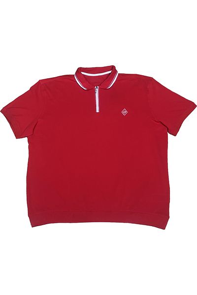 Grand Lavita Plus Size Elastic Polo Neck T-Shirt