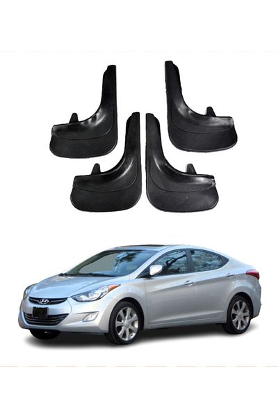 SONİKON LİNE Hyundai Elentra 2010-2015 Compatible 4-Piece Dust Cover Mudguard Mudguard Modified