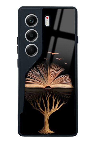 Spoyi Tecno Camon 40 Kitap Tasarımlı Glossy Telefon Kılıfı