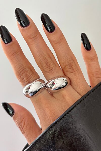 Lavian Accessories Gold Renk Bombeli Ola Yüzük Ayarlanabilir