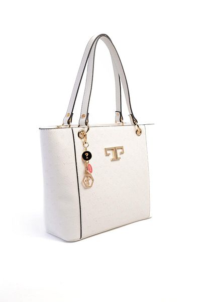 Silver Polo Geantă de umăr pentru femei Silver & Polo White SP1176