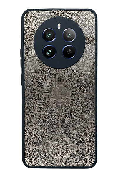 Spoyi Oppo Realme 12 Glossy Phone Case with Ottoman Motif Design