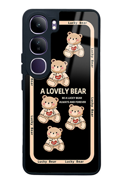 Spoyi Vivo V40 Lite Lucky bear Tasarımlı Glossy Telefon Kılıfı