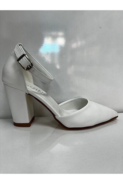 Mimoza KADIN TOPUKLU STİLETTO BEYAZ RENK