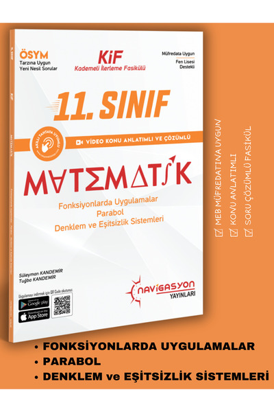Navigasyon yayınları 11. Sınıf PARABOL- Fonksiyonlarda Uygulamalar- Denklem v...