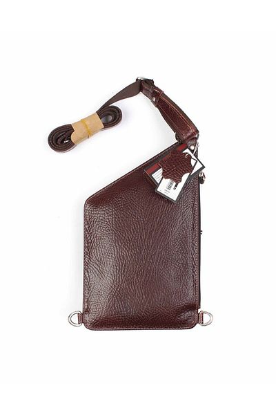 Aka Leather Brown Shoulder Bag 118 61