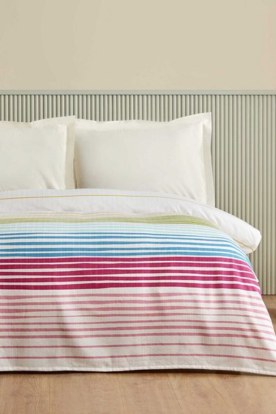 Karaca Home Elvis Multicolor Single Pique - 100% Bumbac Double