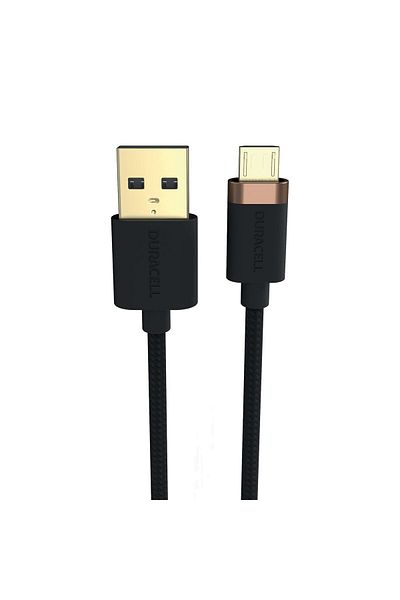 Duracell Cablu Duracell USB-A to Micro USB 1mBlack