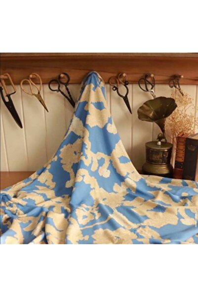 Parça Kumaş Dünyası Pamuk VİSKON Dökümlü Kumaş