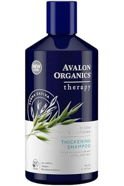 Avalon Organics Therapy Thickening Shampoo, Biotin B-Complex, 14 Oz