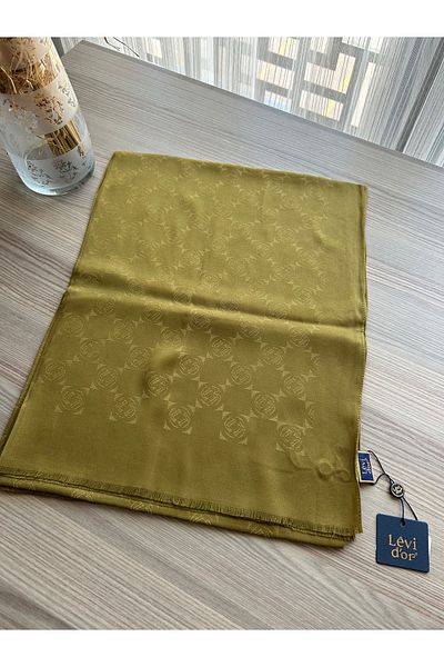 Levidor Cashmere Premium Σάλι Λάδι Πράσινο