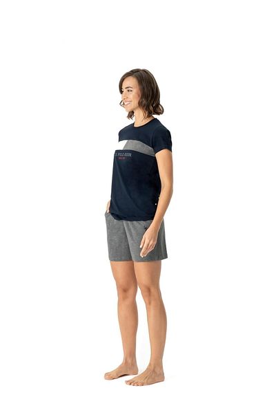 U.S. Polo Assn. U.S. Polo Assn. Women's Navy Blue Shorts Pajama Set - Navy Blue - Ilc2.16M98S7-Yl