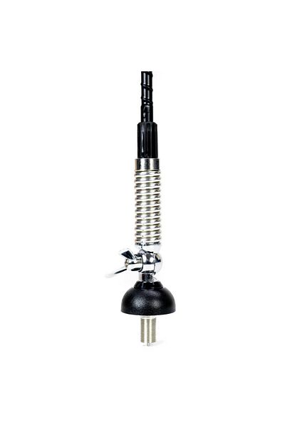 PNI CB antenna PNI S60 with butterfly, spike length 59 cm, with mount, 4 m cable and PL plug, fiberglass