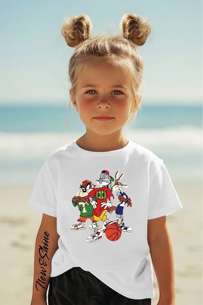 New Shine ΠΑΙΔΙΚΟ T-SHIRT LOONEY TUNES ΕΚΤΥΠΩΜΕΝΟ OVERSIZE