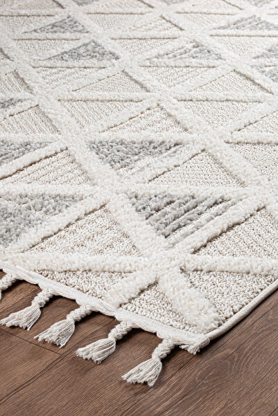 Valery Home Norway Vl Bukleli Premium Yumuşak Peluş Post Iskandinav Oturma Od...