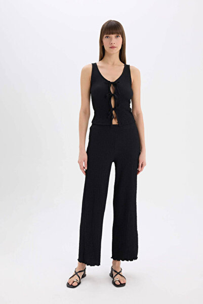 DeFacto Μαύρη γυναικεία μπλούζα D3568AX/BK81