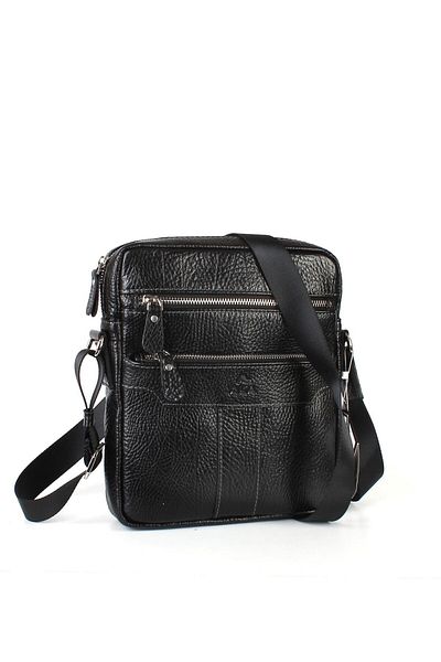 Aka Deri Shiny Black Shoulder Bag 393 60